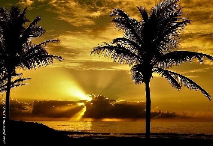 Por-do-Sol na Ilha de São Tomé